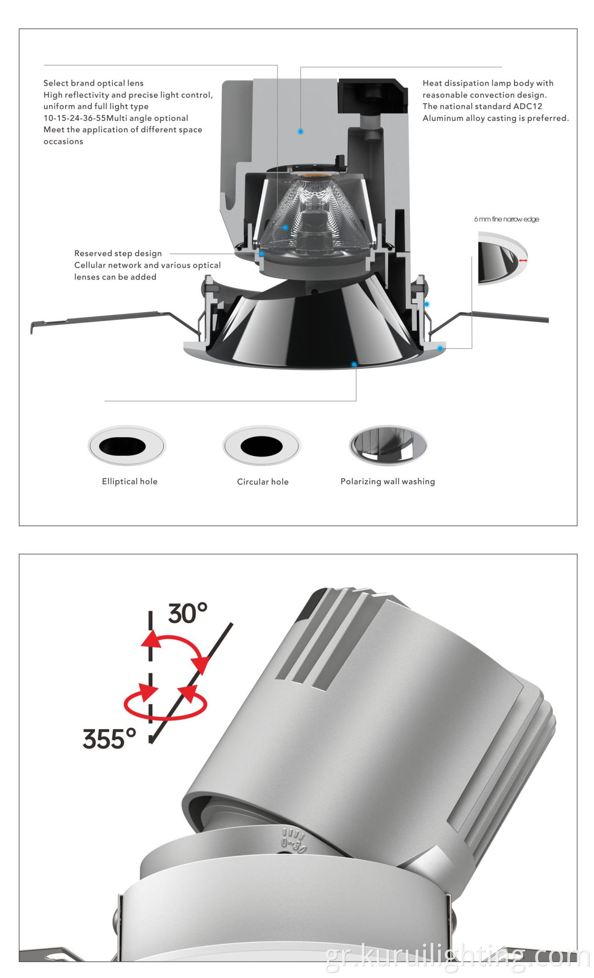 Led Round Hotel Downlight